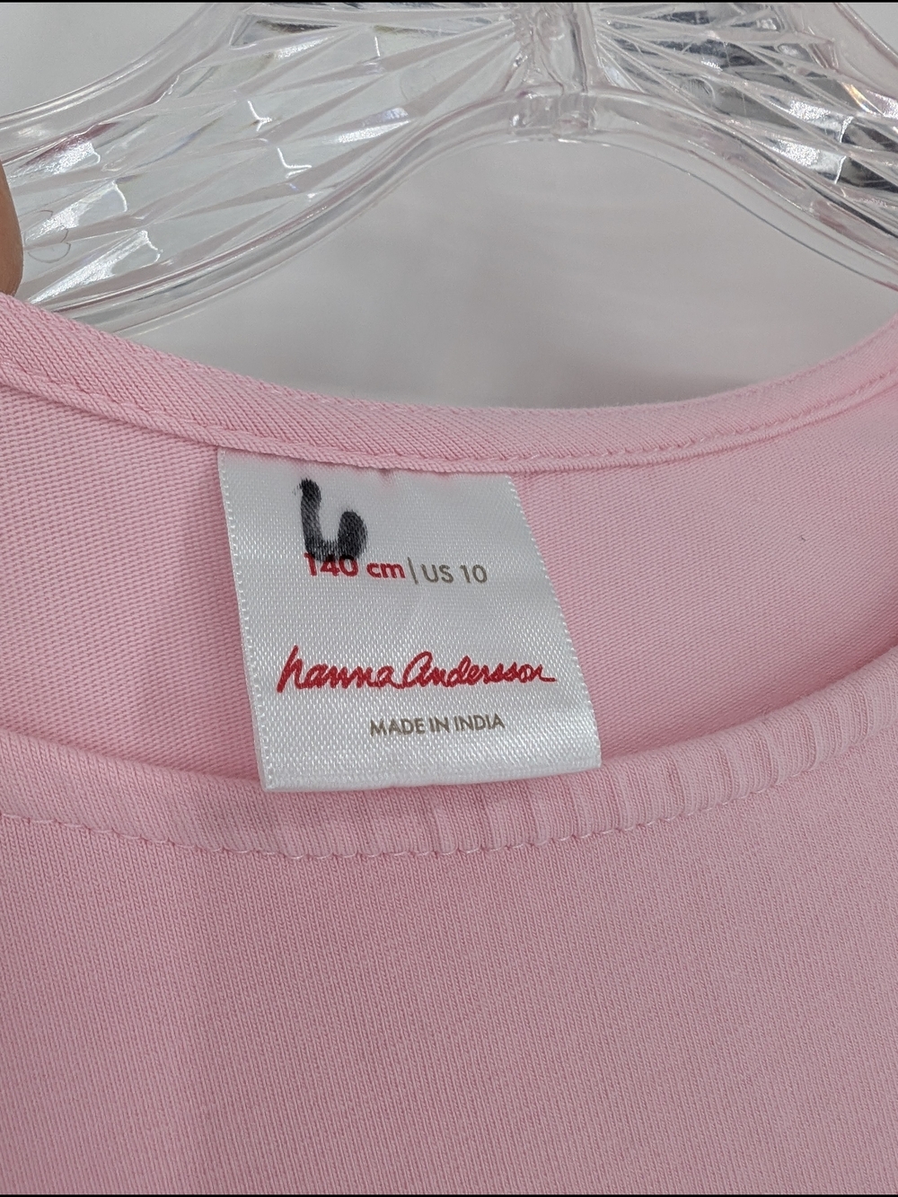 Hanna Andersson Girls Pink Tulle Dress with Multicolor Polka Dots 10 - Picture 4 of 5